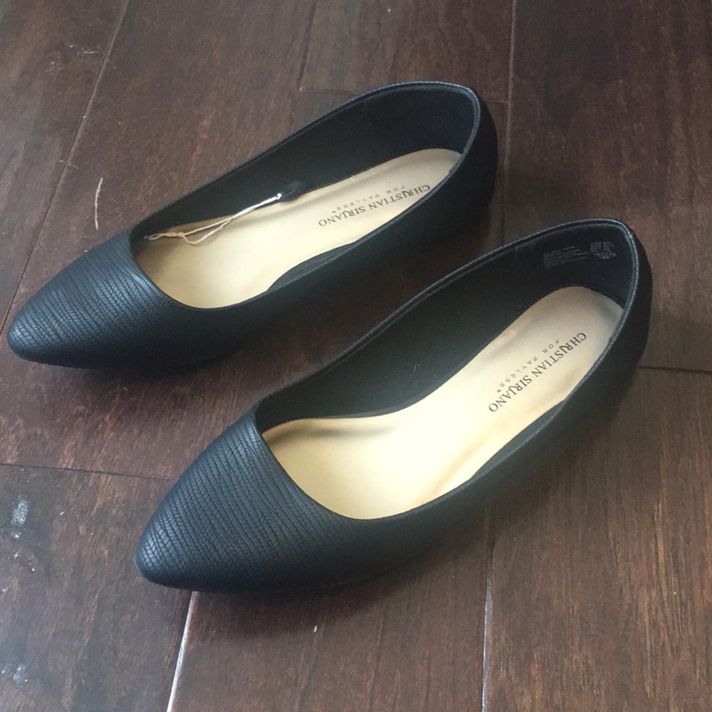 Black flat Payless size 9W